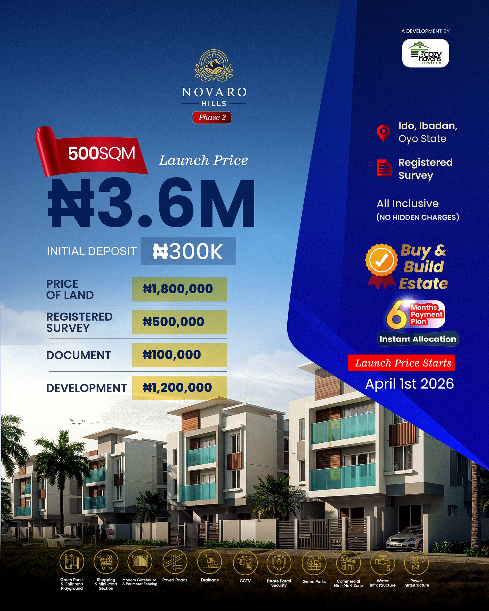 Novaro Hills (500sqm)